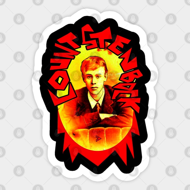 Count Eric Stenbock II Sticker by Exile Kings 